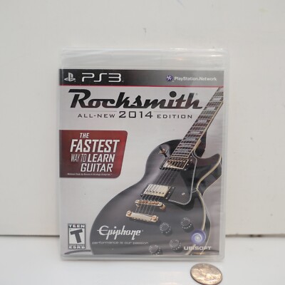 New Sealed PS3 Rocksmith 2014 Edition PS3 NO CABLE !!!