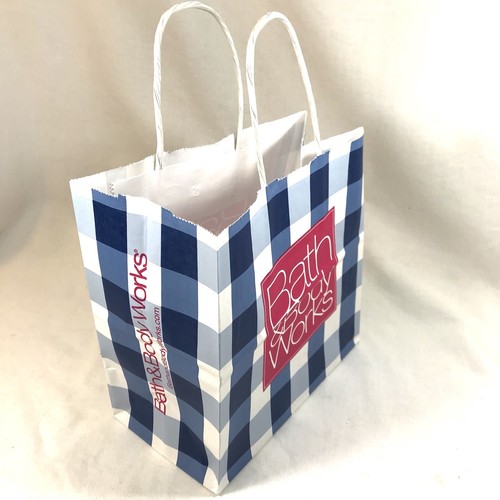 2 Bath & Body Works Signature Paper Shopping Gift Bags