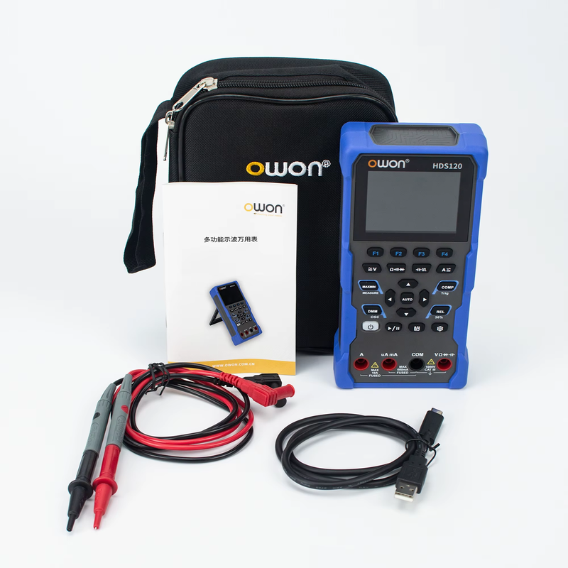HDS120 HDS160 Digital Oscilloscope Multimeter 20000/60000 Counts True RMS 1MHz 5