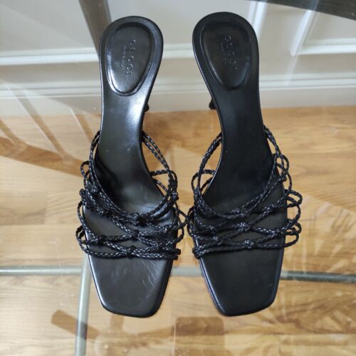 GUCCI グッチ 585857 KITTENヒール ホースビットチェーン サイド