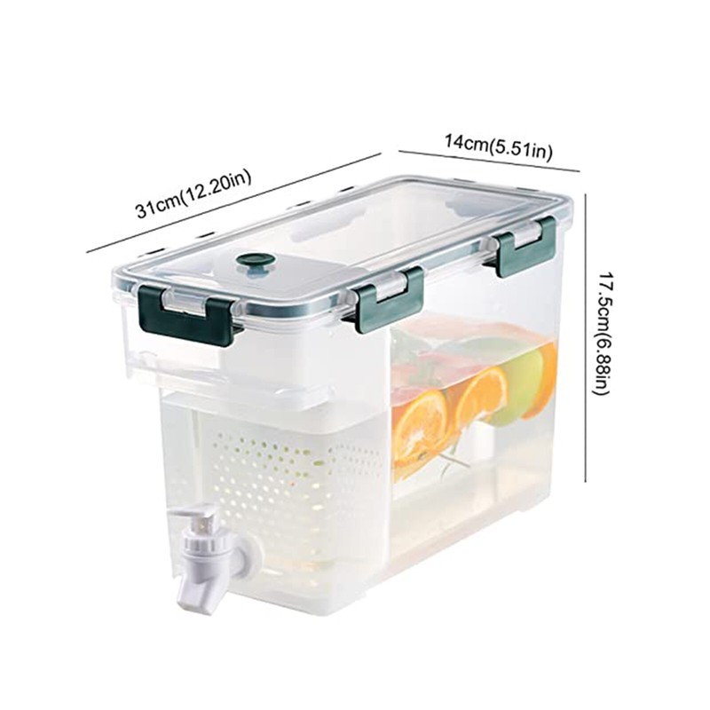 Cool Water Rotatable With Faucet Put Refrigerator Cold Kettle Cold Brew Bottle
