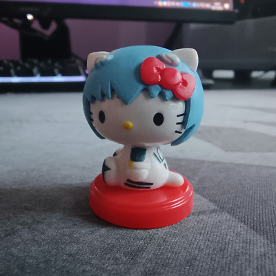HELLO KITTY x EVANGELION Ayanami Rei Mini Figure Sanrio 2020