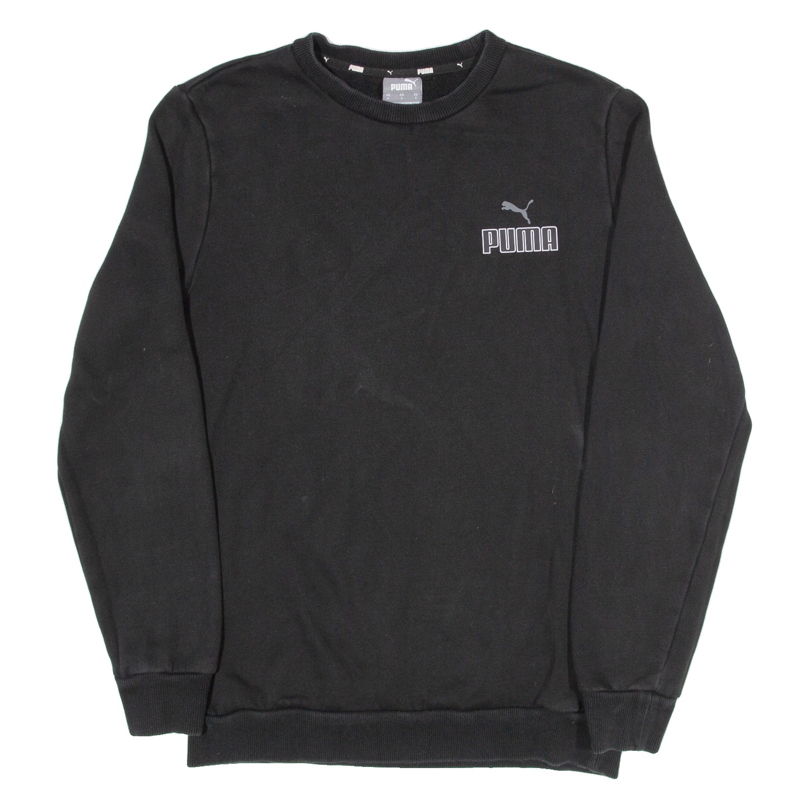 PUMA Mens Sweatshirt Black S | eBay UK