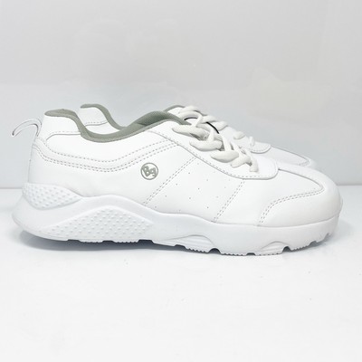 

Off Brand Womens Bubble Gummers White Lace Up Повседневная обувь Кроссовки Размер 5,5, Белый