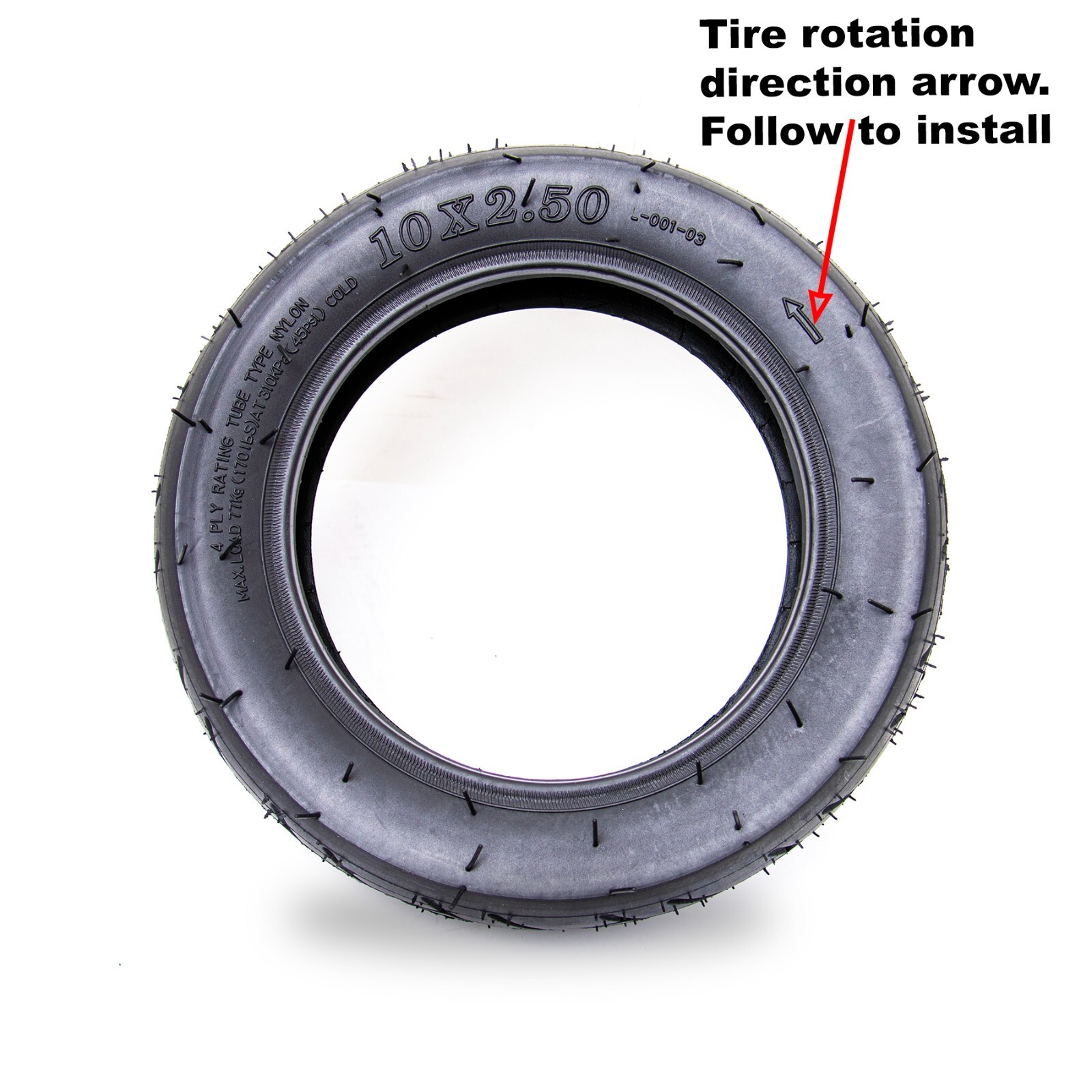 10x2.5  10x2.50 Tube Tire fit Inokim Ox Vsett 10 Zero 10 Apollo Electric Scooter