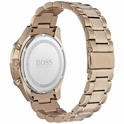 HUGO BOSS HUGO BOSS ROSE GOLD MENS CHRONOGRAPH WATCH TROPHY 1513632