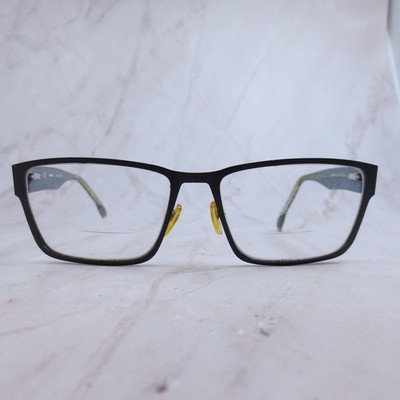 Sting VS4850K Eyeglass Frames Matte Black Denim Blue Rectangular 56-16-140