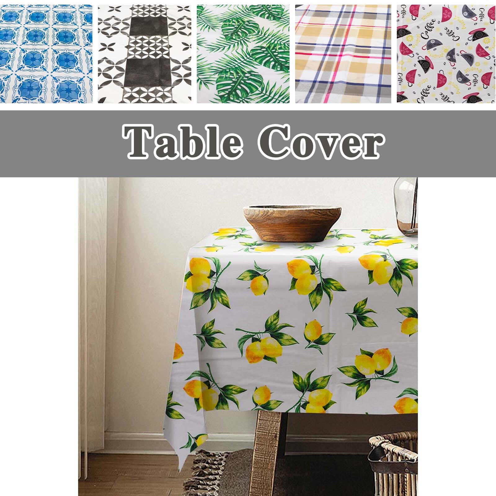 Heavy Duty Vinyl Tablecloth Flannel Backed 52x52