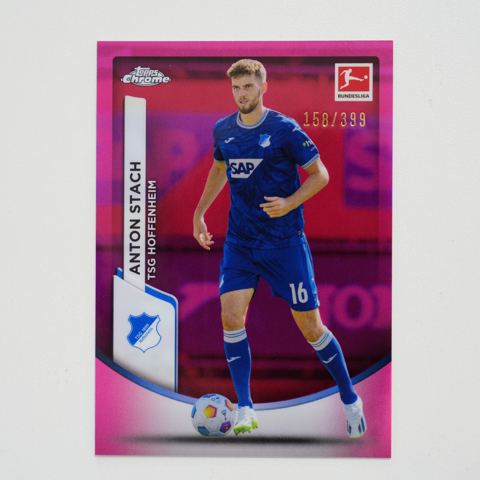 2023-24 Topps Chrome Bundesliga ANTON STACH Base PINK /399