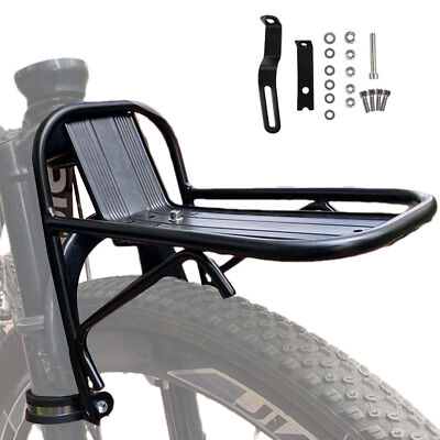 Cycling Front Pannier Rack Aluminum Alloy Bike Bicycle Carrier Racks For Luggage