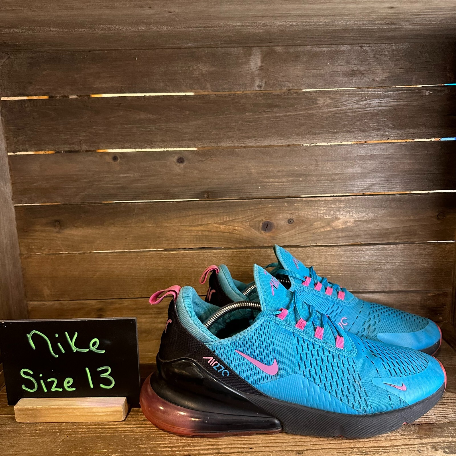 air max 270 south beach on feet