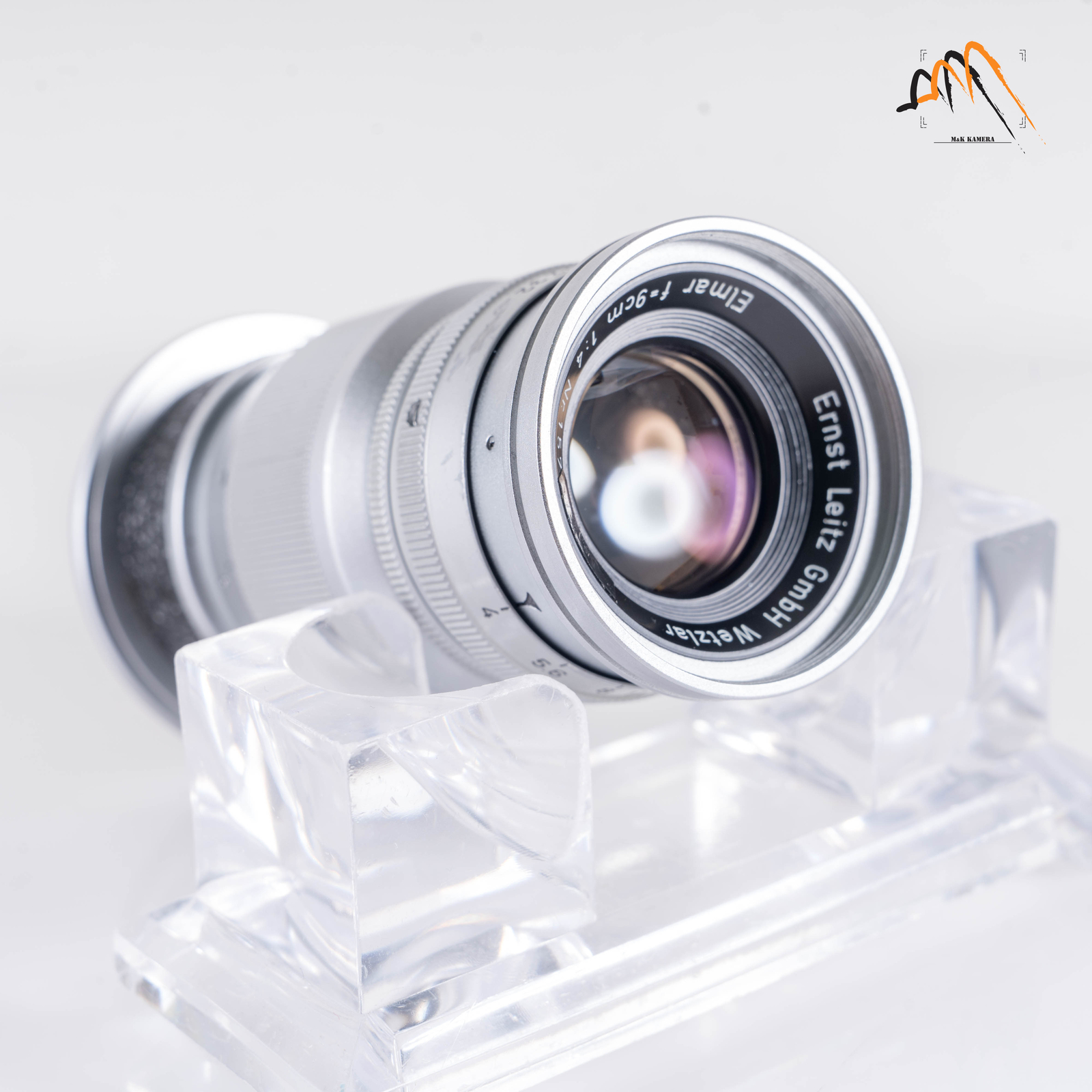 LEITZ Leica Elmar M 90mm/F4.0 Silver Lens Yr.1958 Germany