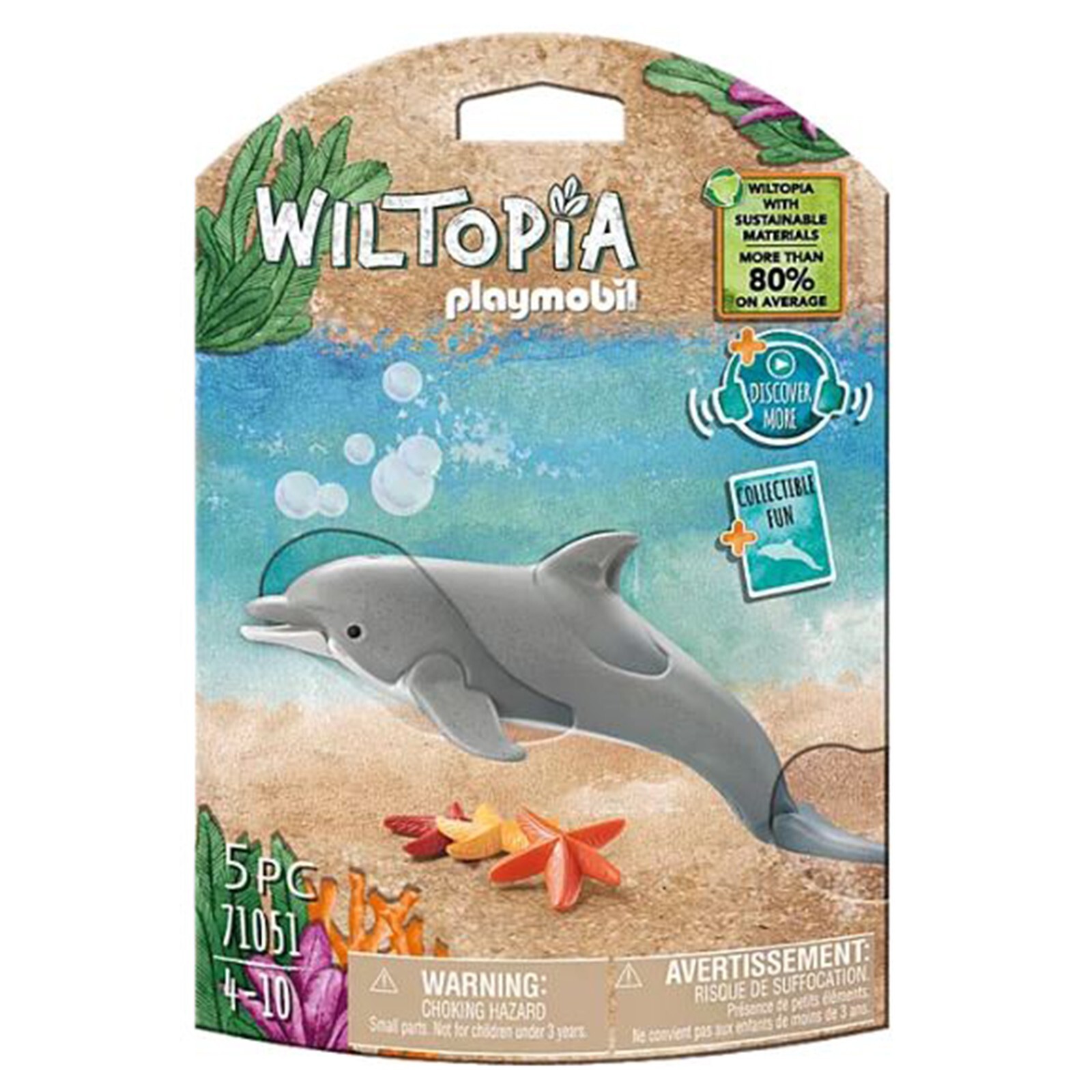 Игровой набор Playmobil Wiltopia Dolphin Building Set 71051 НОВЫЙ
