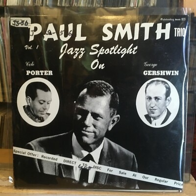 [JAZZ]~EXC LP~PAUL SMITH~Jazz Spotlight On George Gershwin~Cole Porter~Vol. #1