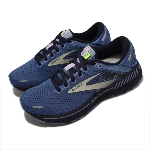 Brooks Adrenaline GTS 22 Blue Grey Black Женская спортивная обувь для бега 1203531B-467