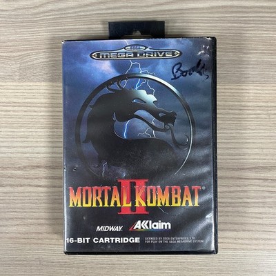 Aktiv Mortal Kombat II 2 Sega Mega Drive Videospiel 16 Bit Pal 1993 Aklaim