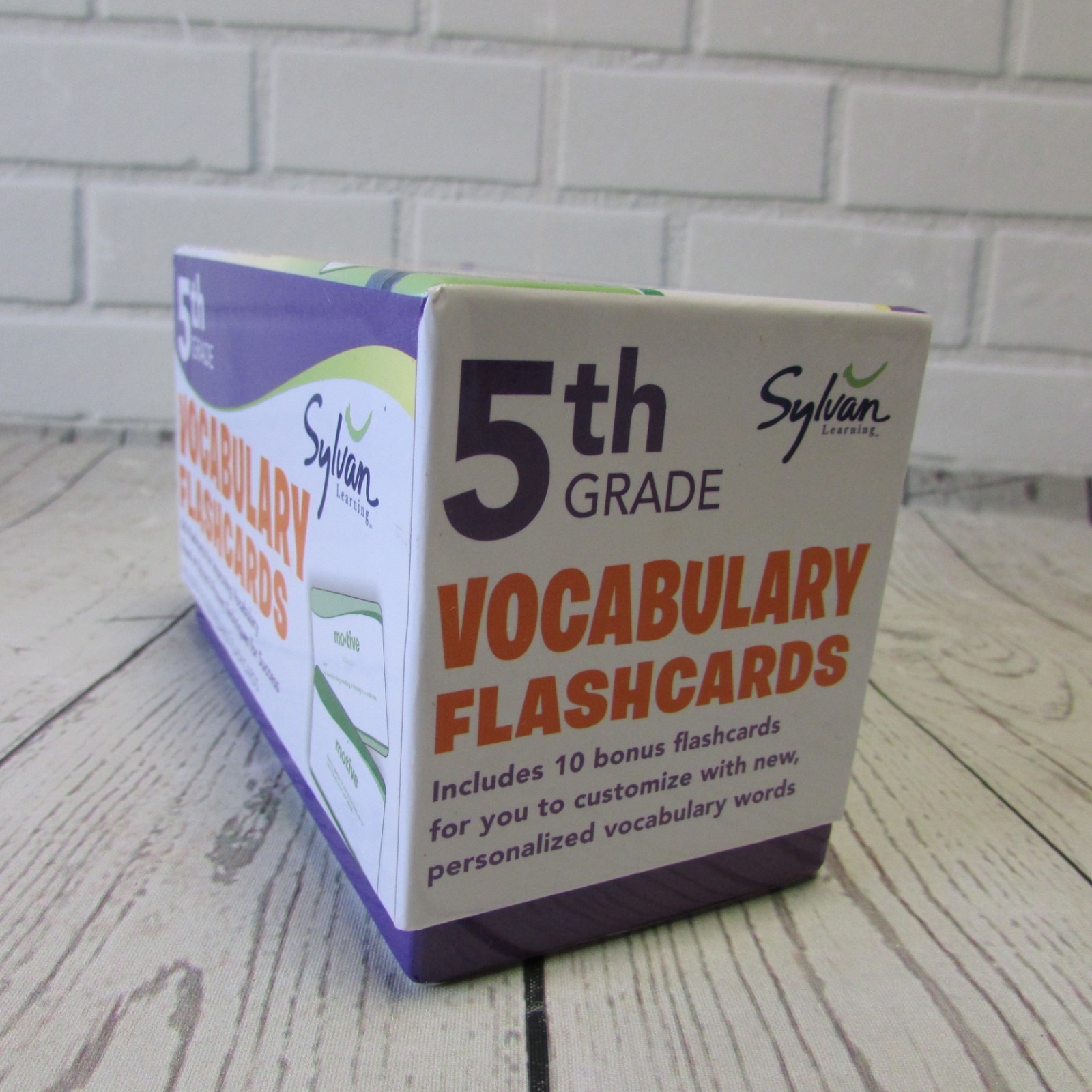 Sylvan Learning 5th Grade Vocabulary Flashcard Boxed Set 240 Cards English Words