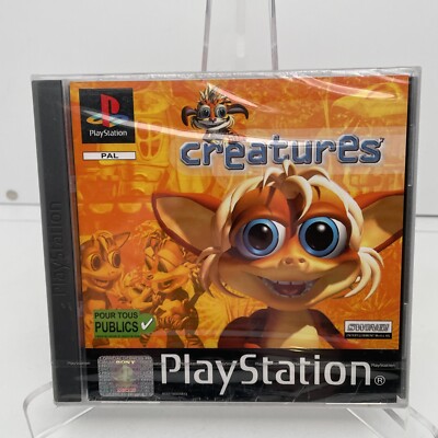 Sony Playstation PS1 - Creatures - PAL France Version Sealed Loose Disc Inside