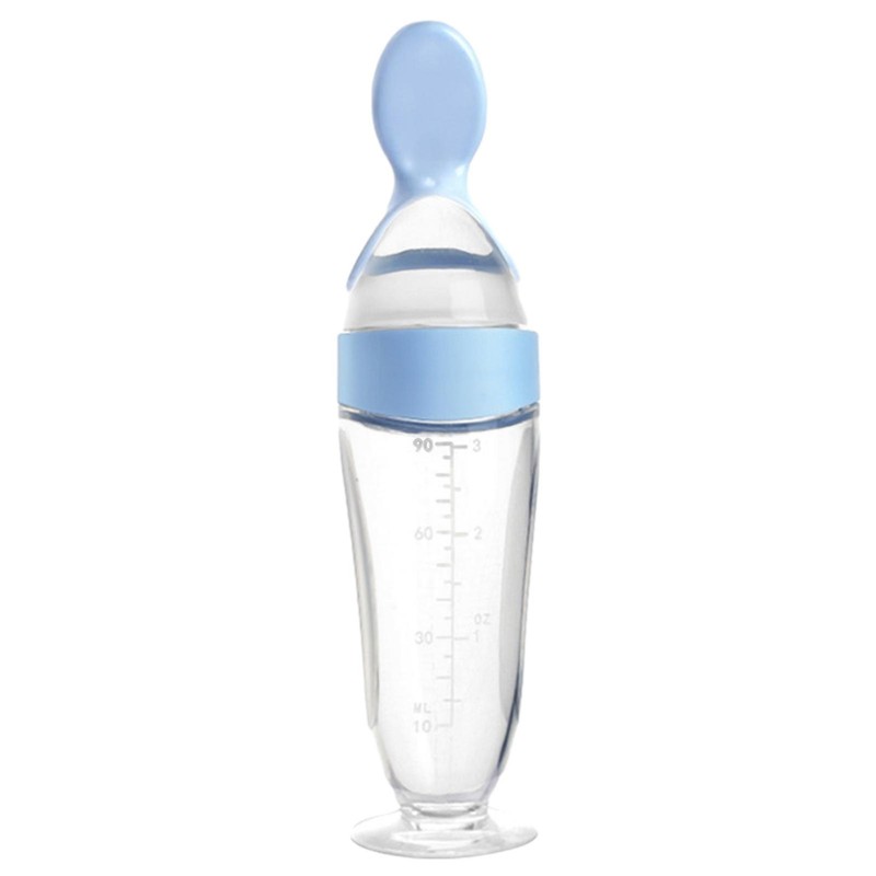 Baby Food Rice Feeder Cereal Spoon Squeeze Bottle Weaning Tableware Feeding Tool