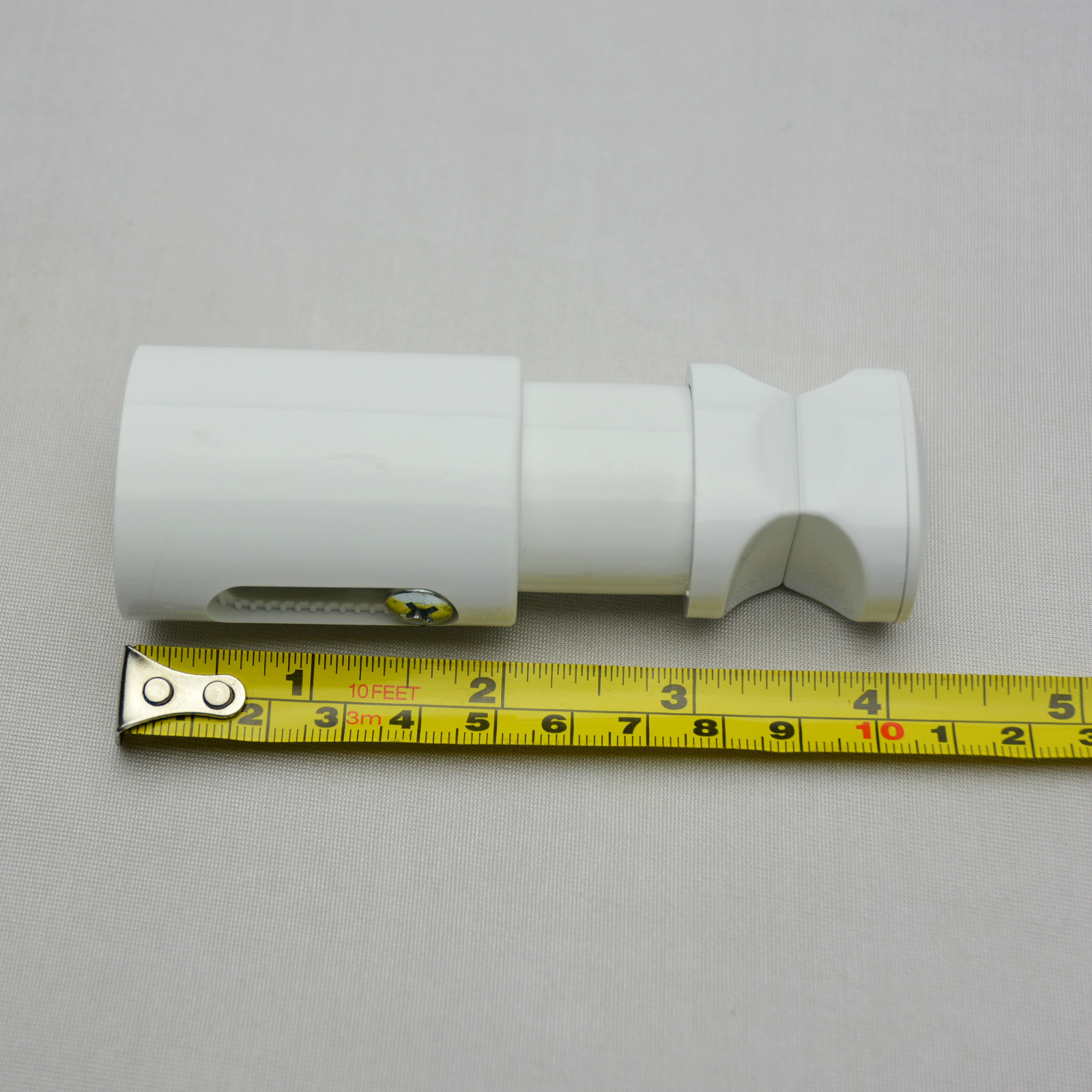 White Heated Towel Rail Bracket Radiator Brackets Flat or Curved High