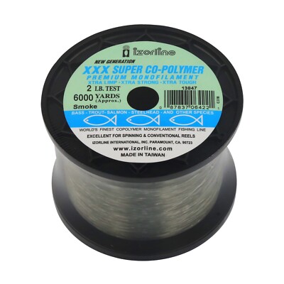 Izorline XXX Co-Polymer 1/4lb 1/2Lb Bulk Spool Monofilament Mono Fishing Line