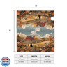 Taekifiyy Autumn Farm Country Mailbox Covers Magnetic Letterbox Covers 21x18 Inch for Garden Outdoor Decoration