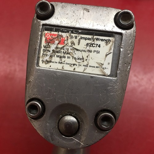 dayton 3/8” pneumatic air impact wrench 6ZC74