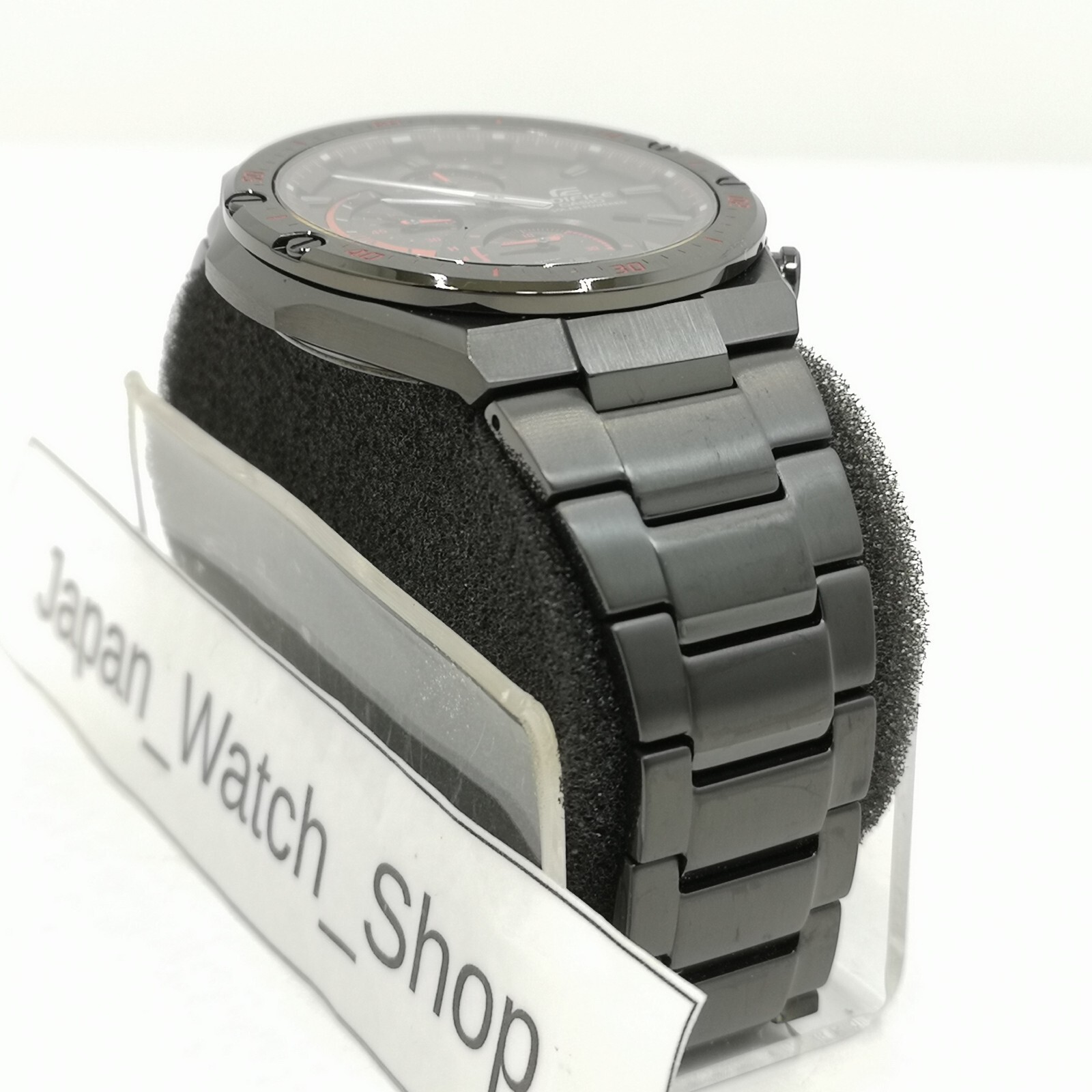 Pre-owned Casio Edifice Efs-s560ydc-1ajf Black Solar Men's Watch In Box