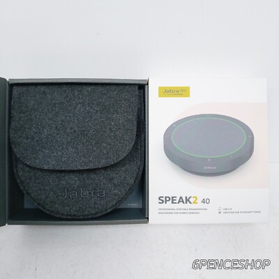 *Functions Well* Jabra Speak2 40 Portable Speakerphone #2740-109