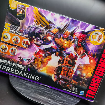 Transformers Generations Power of The Primes Titan Predaking USED DIRTY