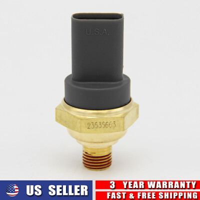1PC NEW 3-Pin Fuel Pressure Sensor 23535663 Fits FOR Detroit S60 14L USA STOCK
