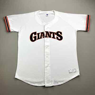 Vintage San Francisco Giants Jersey Shirt Mens XL White