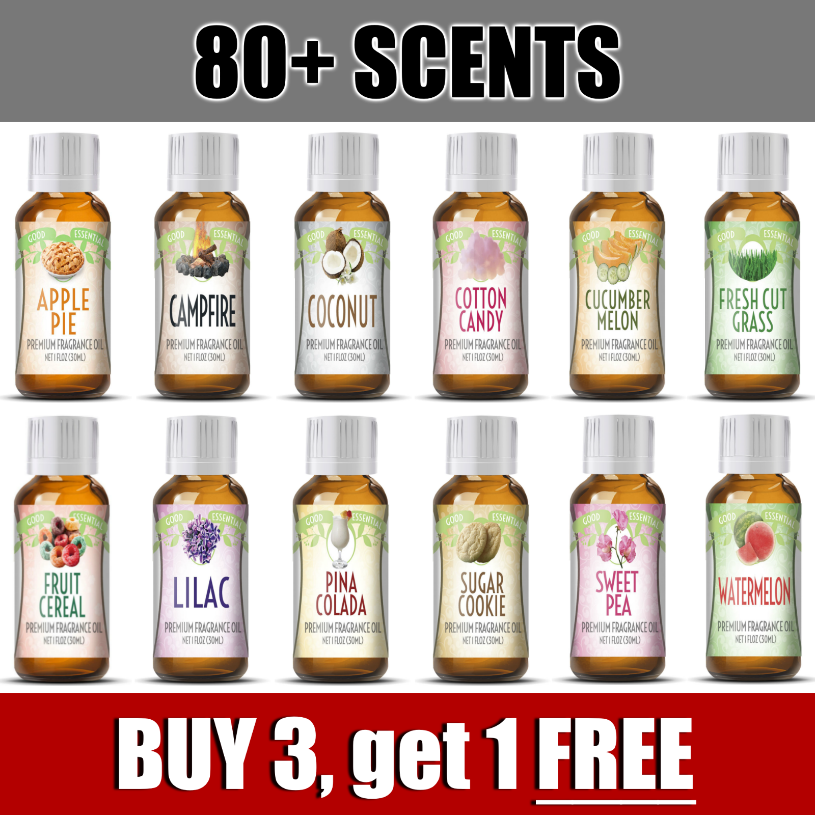 S (premium Grade Fragrance Oils) Aromatherapy & Soaps - 30ml