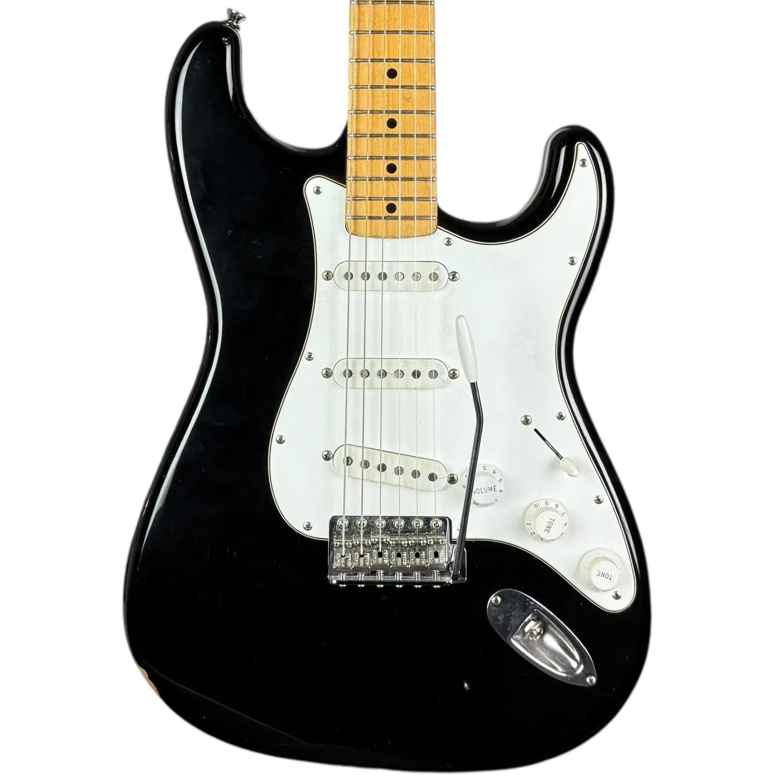 Fender Japan Standard Stratocaster 1988-1989 - MOD - Black | eBay