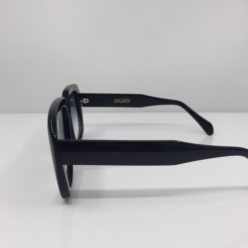 Pre-owned Goliath Ii Sunglasses Ultra  2 C. Shiny Black 62-20-150mm Holland In Grey Gradient