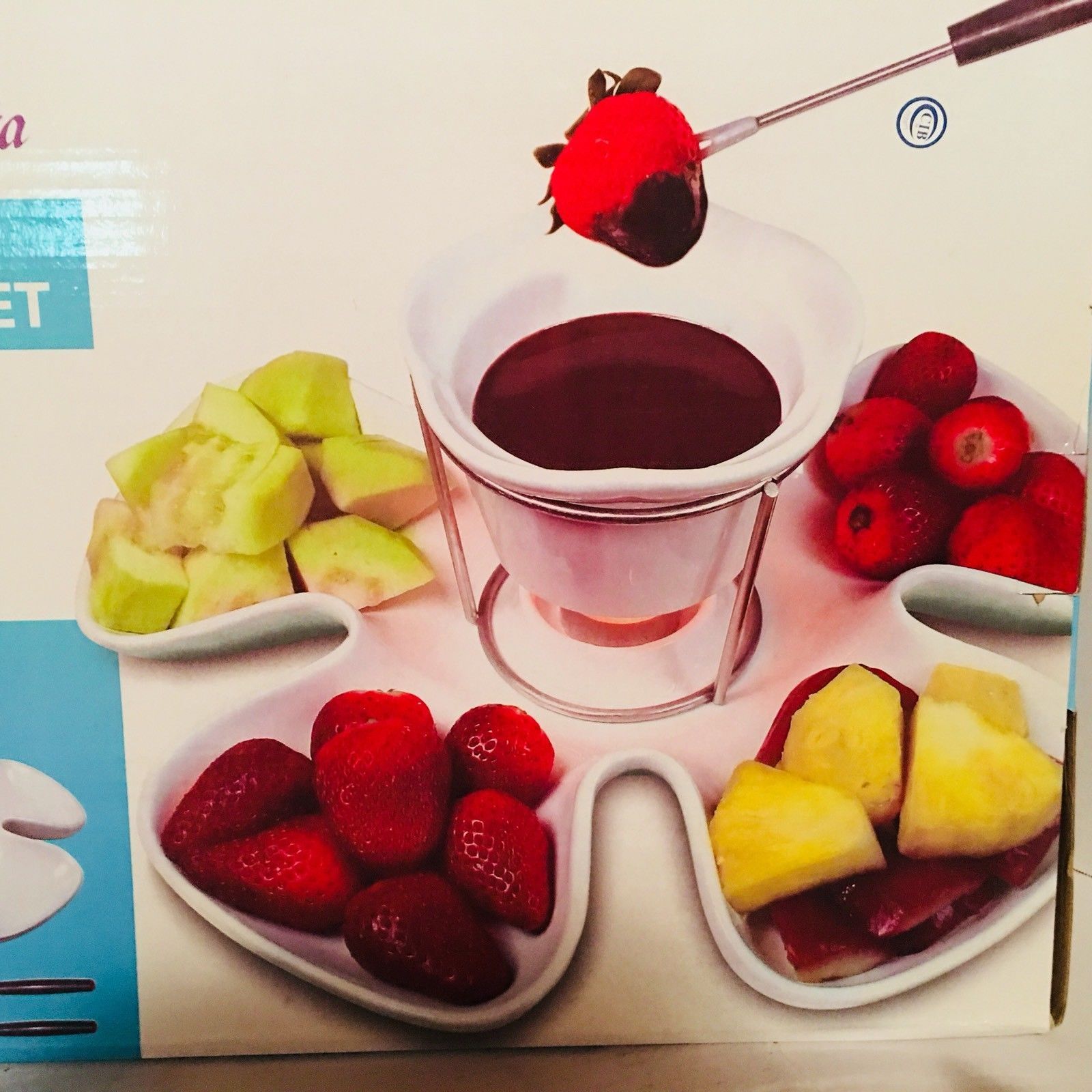 Cucina Vita Flower Fondue Set