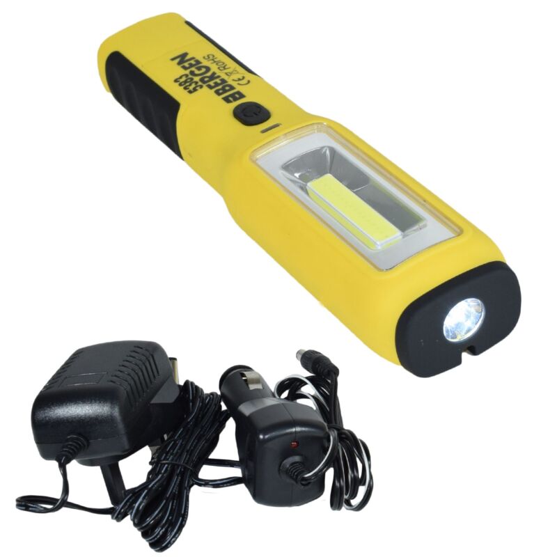 Super Bright Rechargeable Magbender Inspection Light Torch Lamp 3w COB LED