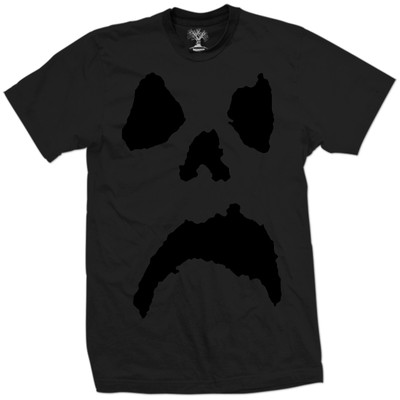 HAUNTED MOUND ''Murdered Out Creep'' Frown Face Logo Misfits Fiend Club new Shirt