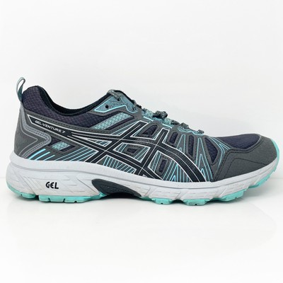 

Asics Womens Gel Venture 7 1012A682 Черные кроссовки для бега Размер 8,5 Широкие, Черный, Gel Venture 7