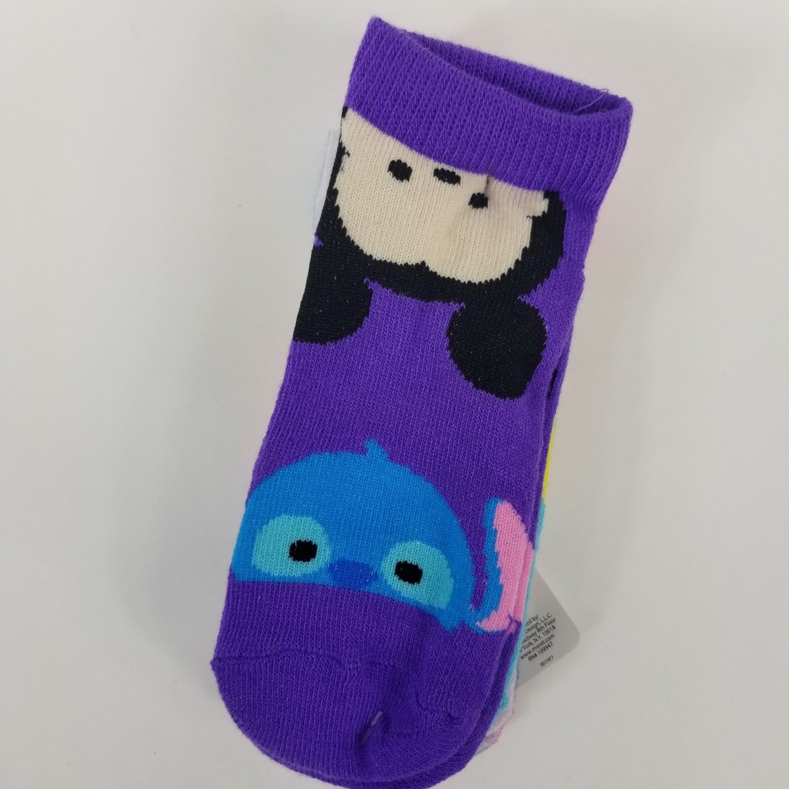 Disney Tsum Tsum Kids Socks Sz 6-8.5 Mickey Stitch Goofy Winnie The Pooh 4 Pack