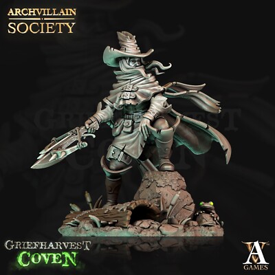 The Mongoose by Archvillain Games 3D Printed Resin Minis