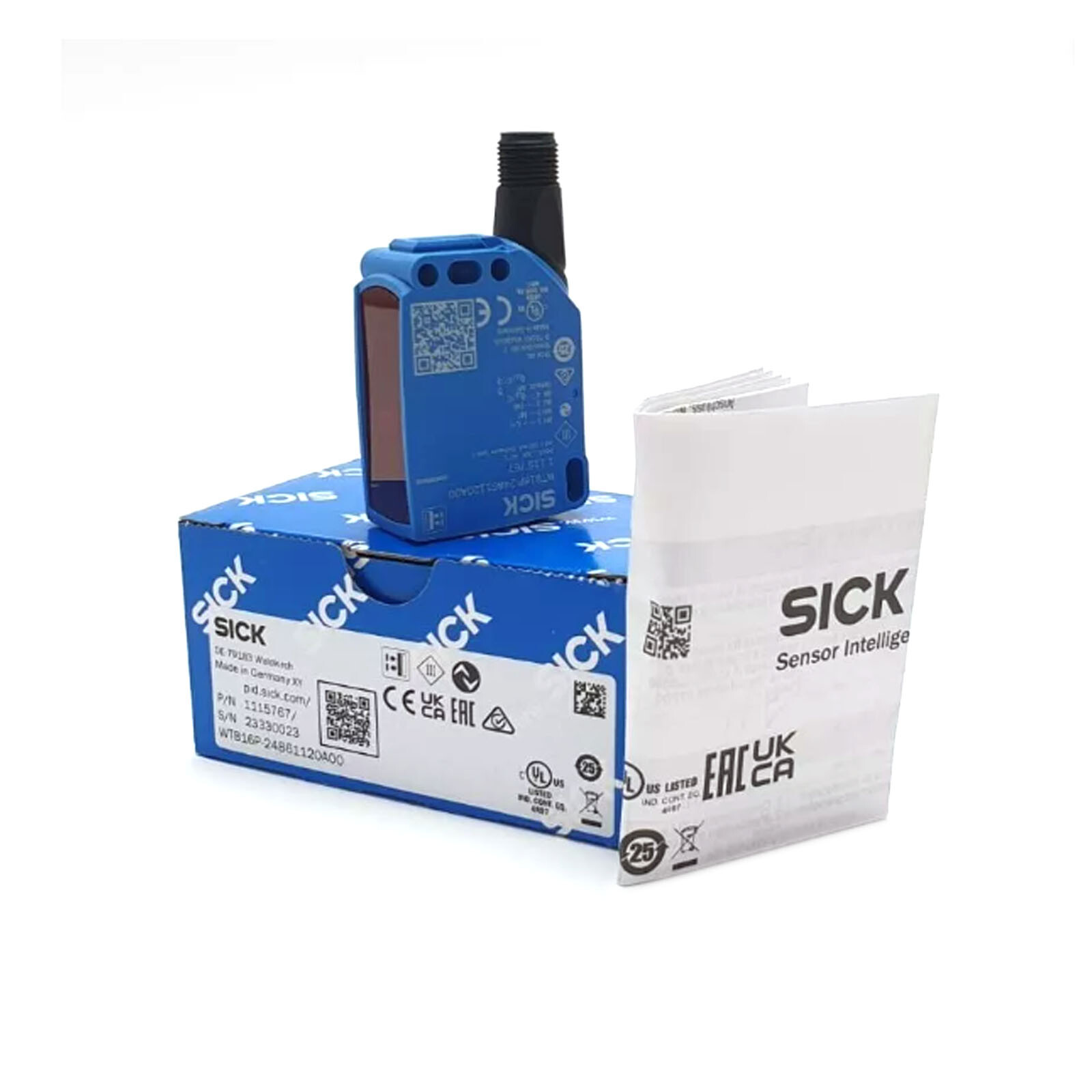 Sick WTB16P-24861120A00 P/N 1115767 Retroreflective Sensor