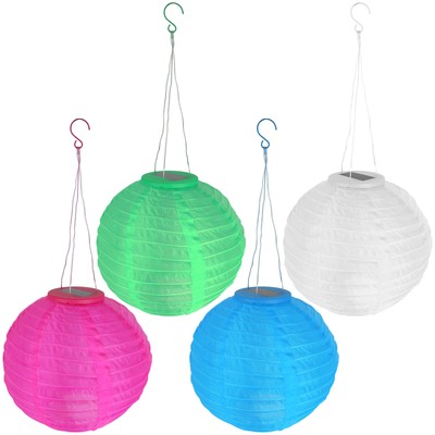 Grundig Solar Lampion LED Beleuchtung Außen Outdoor Garten Balkon Party Deko NEU