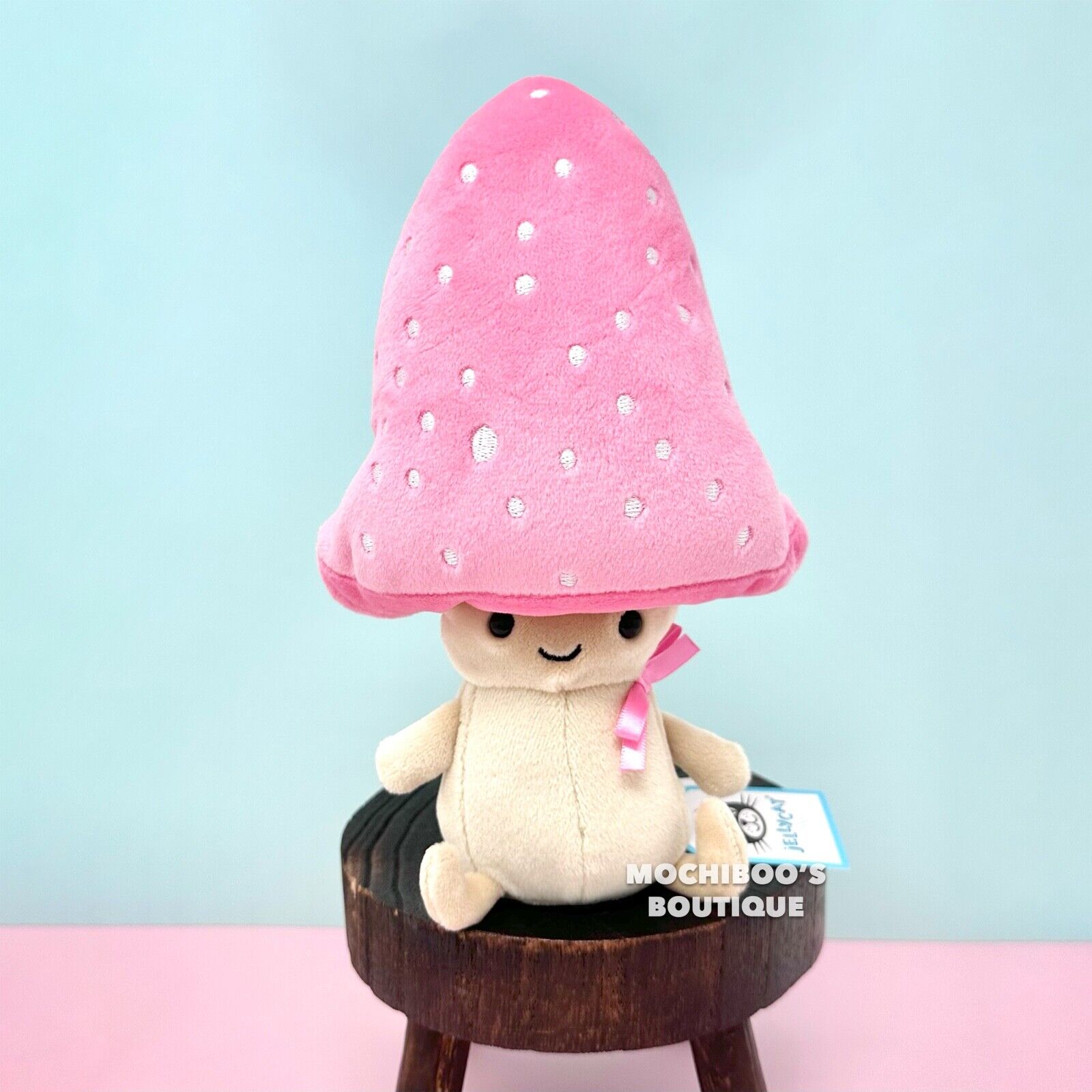 NWT Jellycat FUN-GUY PATTIE Soft Plush Toy CUTE Mushroom Stuffed Shroom FUNGI