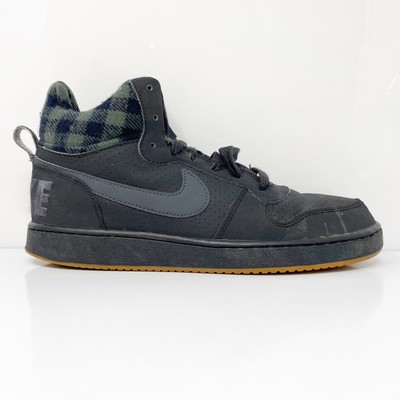 

Nike Mens Court Borough Mid PRM 844884-002 Черные повседневные кроссовки, размер 9, Черный, Court Borough Mid Premium