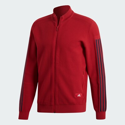 Adidas ID KNIT Track sweat shirt Jacket superstar top Sweater firebird Men sz XL
