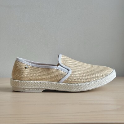 Rivieras Montecristi Blanc Slip-on Shoes Size 37