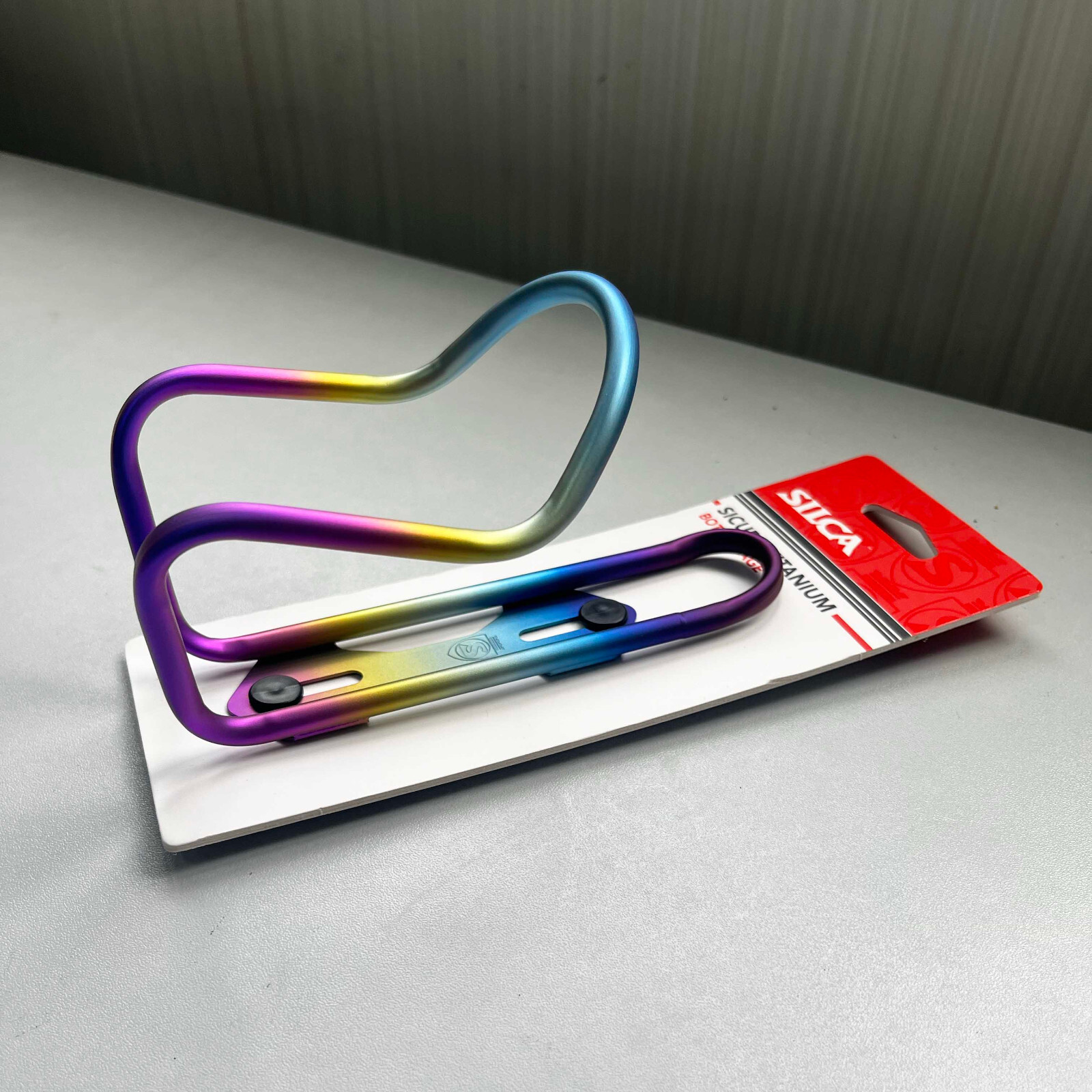 Silca Sicuro Titanium Bottle Cage (Anodized Rainbow) | eBay