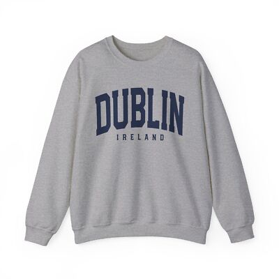 Dublin Ireland Sweatshirt Gifts Crew Neck Long Pullover Shirt Men Unisex