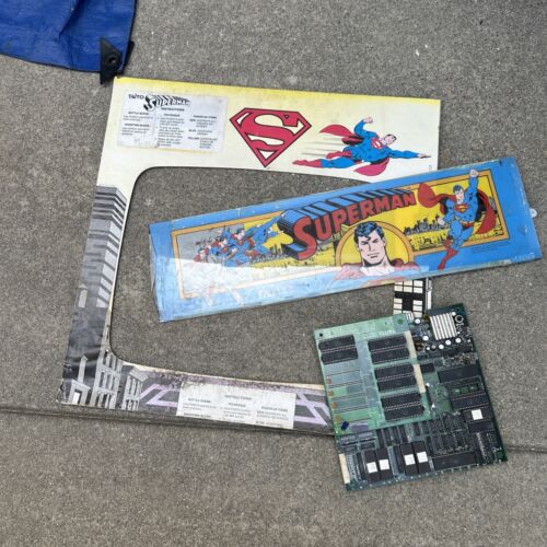 Original vintage Superman + extras JAMMA pcb board PCB Original vintage Superman + extras JAMMA pcb board PCB